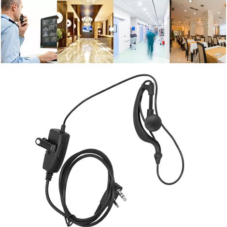 Casque audio KHead Thick Line pour talkie-walkie Baofeng UV5R BF666S BF777S BF888S-AquaForge (1/5)