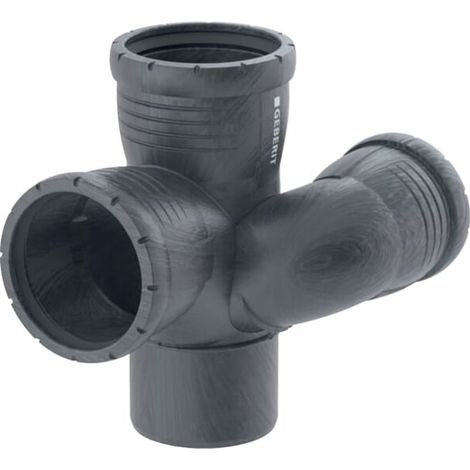 Geberit 393564141 Coude de chute Silent-Pro avec dérivation (1/5)