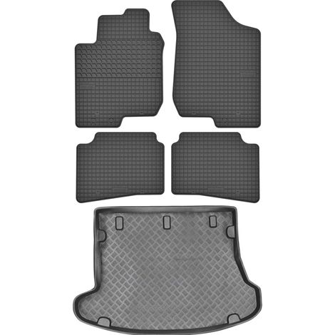 Hyundai i30 I Kombi (2008–2012) – SET: Gummifußmatten + Kofferraummatte