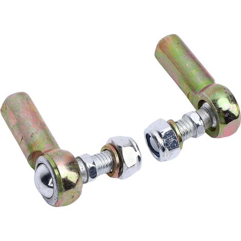 Par de muñones de dirección de rueda con rótula M8 de alta resistencia para cuatriciclo, motocross, ATV, Go Kart de 50 ml, 70 ml, 90 ml, 110 ml y 125 ml. Mejore las capacidades de dirección con uno (1/5)