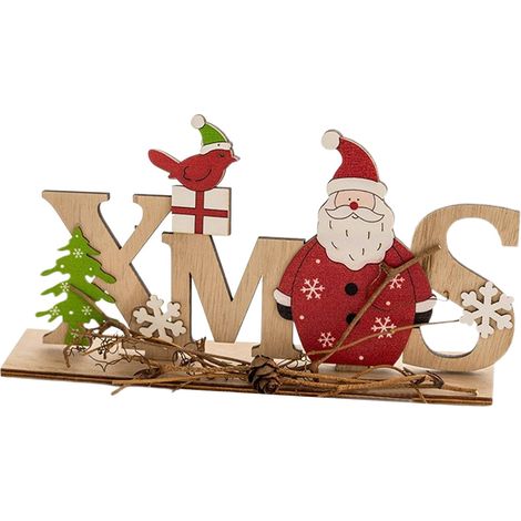 Décoration De Table De Noël Pièce Maîtresse Père Noël Et Bonhomme De Neige Pancarte En Bois Décoration Maison Pour Les Fêtes Pour Fêtes D'Hiver Salle De Bain Cuisine Chambre Bureau (1/5)