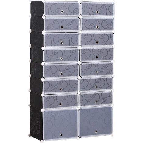 Cubes rangement chaussures gris (1/5)