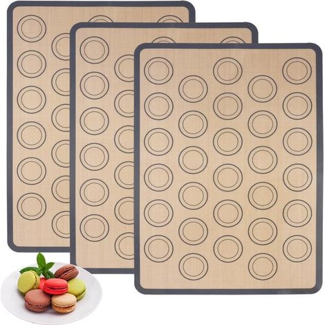 Tapete para hornear macarons - Revestimiento antiadherente - 42 x 29,5 cm (1/5)