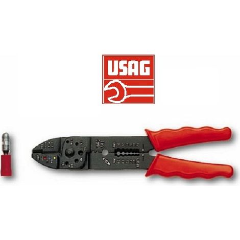 USAG 747 Pinza per capicorda preisolati Lunghezza 235 mm Impugnature in PVC (1/5)