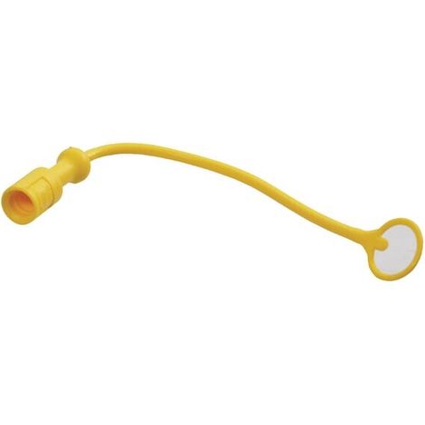 Tap贸n antipolvo PVC amarillo para racor ANV-14-GAS-M FASTER TFA14Y