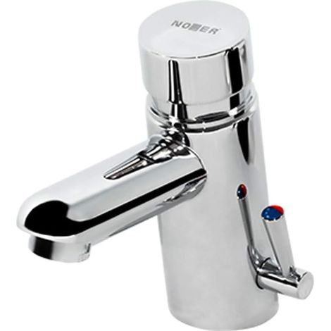 Rubinetto Miscelatore Temporizzato per Lavabo in Ottone Cromato 07420.N (1/2)