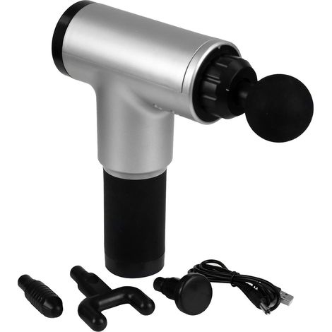 Professional Body Muscle Massager Deep Tissue Massage Gun 4 Head Set Pain Relief (1/5)