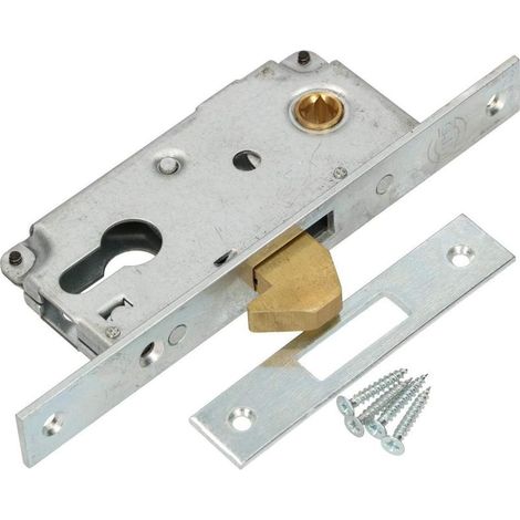 Serrure à crochet pour portail coulissant – Acier galvanisé résistant à la corrosion – Entraxe 72mm – Axe 40mm – Longueur 120mm (1/5)
