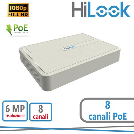 NVR MINI 1U 8 POE A 8CH 4MP   H.265+/H.265/H.264+/H.264