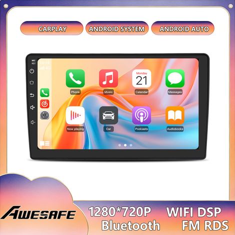 AWESAFE Autoradio Android 13 per Citroën C2 / C3 (2001-2010) 6GB+128GB con Schermo Touch 9'' CarPlay Android Auto Bluetooth WiFi (1/5)