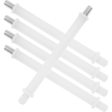 de brosse WC filetées en plastique blanc 141 mm lot de 5 (1/5)