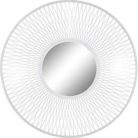 Espejo Metal Espejo 90X2X90 Blanco (1/4)