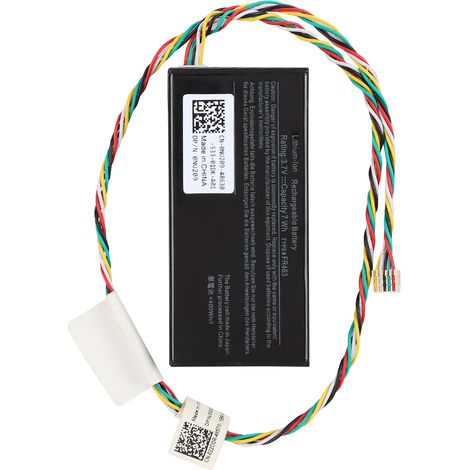 Batterie de carte RAID Dell PERC 5i/6i/H700 FR463 pour serveur R410 avec câble de connexion 0NU209 (1/5)