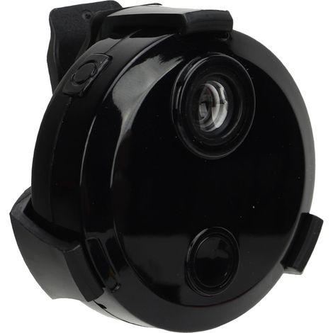Caméra de surveillance WiFi HDQ15 1080p HD sans fil, grand angle, vision nocturne, télécommande, mini caméra portable rotative avec batterie intégrée (1/5)