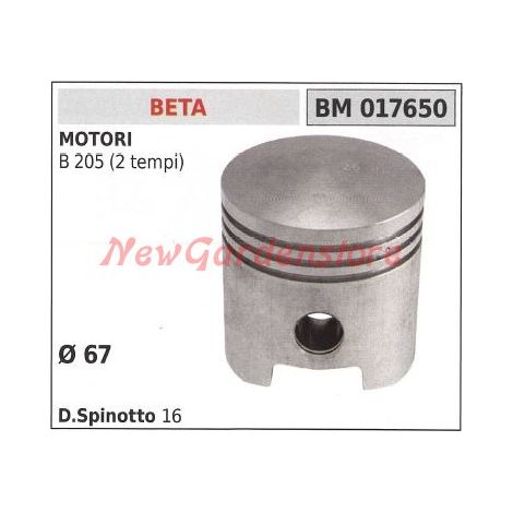 Pistone motore B 205 Ø 67 mm BETA 017650
