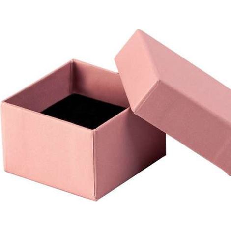 Piccolo portagioie decorativo rosa opaco (1/3)