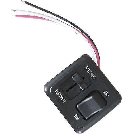 Variateur 12 V CC pour LED, halogène, incandescent – Camping-car, voiture, camion, bateau et éclairage linéaire – Noir (1/5)