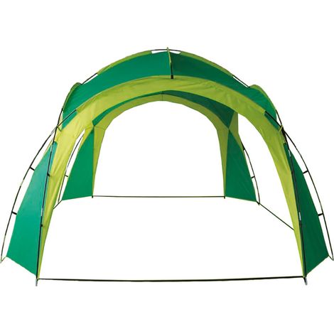 Tonnelle de jardin, tente de fête, tente de jardin extérieure résistante aux intempéries, polyester 190T, fibre de verre vert, L 350 cm