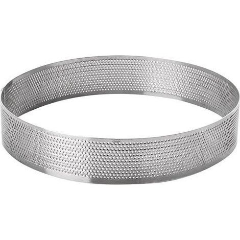 Lacor Tartform perforiert grau 24 cm