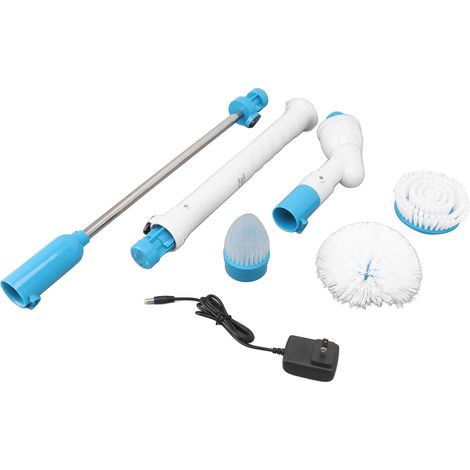 Brosse de nettoyage électrique rotative sans fil pour douche, salle de bain, baignoire, carrelage, sol - Prise US 100-240V (1/5)