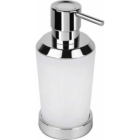 COLOMBO DESIGN Road spandisapone appoggio in vetro satinato cromato codice prod: B93390CR-VAN