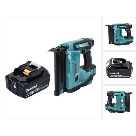 Makita DBN 500 G1 Akku Stauchkopfnagler 18 V 15-50 mm + 1x Akku 6,0 Ah - ohne Ladegerät