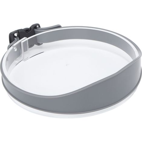 Gabarit de coupe de cheveux à faire soi-même, bande de coupe respirante et incurvée en silicone Degion, guide de coupe de cheveux à domicile pour garçons et hommes, gris (1/5)