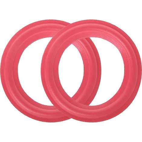 2 pièces de suspension en mousse rouge pour haut-parleur de graves de 4/5/6,5/8/10/12 pouces (1/5)
