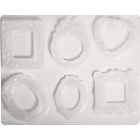 Moule plastique PE-LD: Cadre photo 23,2x18,3cm 6 motifs choco, 36008000 (1/3)