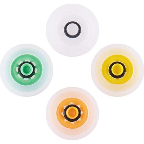 4 PCS Douche Limiteur De Réducteur De Débit Réglé, Limiteur De Débit d'eau Robinet, Ensemble De Limiteur De Réducteur De Flux De Douche, Aérateur pour Robinet-Jusqu'à 95% D'économie d'eau 4/6/7/9 L/Mi (1/5)