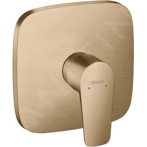 Hansgrohe Talis E - Mitigeur de douche encastré, bronze brossé 71765140