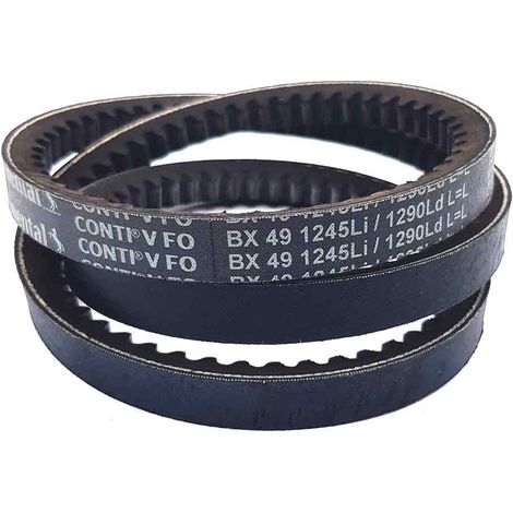 Courroie trapézoidale crantée Contitech Conti V FO BX49 17 x 1245 Li / 1290 Ld