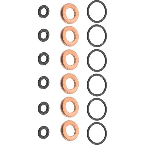 Lot de 6 joints d'injecteurs d'huile de rechange pour moteur automobile 059130519B WHT007480 WHT000884 95811051901 (1/4)