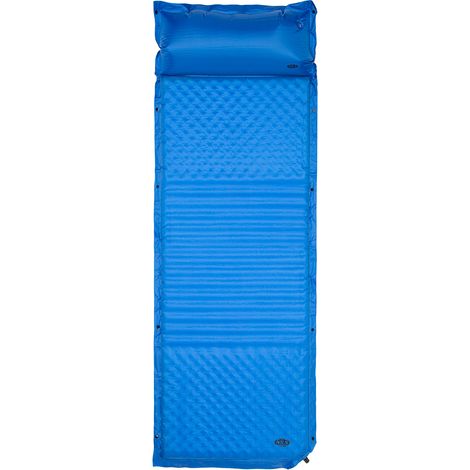 NC4001 COLCHONETA AUTOINFLATABLE AZUL CON ALMOHADA NILS CAMP (1/5)