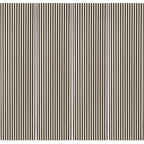 4 x pannelli fonoassorbenti 240x60 decorativi legno palissandro Swald