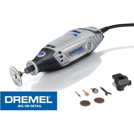 Miniutensile rotativo/Minitrapano 130W con 1 complemento e 5 accessori Dremel - 3000-1/5 Bronze Edition