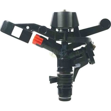 Suinga – Arroseur asperseur 3/4" – Angle réglable 0-360° – Portée 13-18m – Raccord filetage mâle 3/4" – Débit 1040-2100L/h
