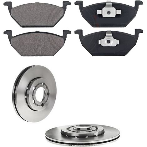 KIT FRENI ANTERIORI compatibile con VW FOX 2 VOLUMI/CODA SPIOVENTE (5Z1,5Z3,5Z4) - DISCHI + PASTIGLIE OEM: P 85 041 , P 85 025 / 16880 , 17194 /SOSTITUZIONE DIRETTA/BASSA POLVERE/SILENZIOSO (1/5)