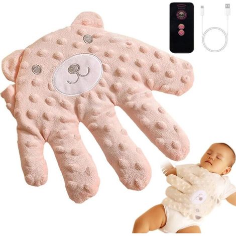 Patting sleep soothing palm-electric soothing palm pink bear