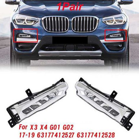 63177412528 ist anwendbar auf das rechte vordere Tagfahrlicht, das LED-Tagfahrlicht und den Nebelscheinwerfer des BMW X3 und X4 der Baujahre 2017-2019.