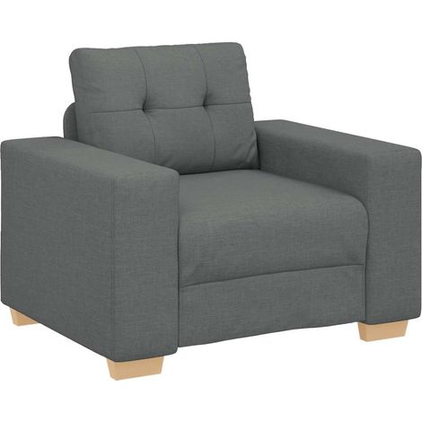 Maison Exclusive - Sessel Dunkelgrau 100x78x80 cm Stoff