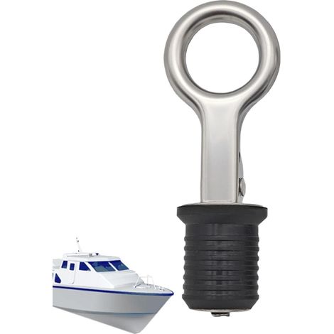 Bouchon de vidange pour bateau - Pièces de plomberie de rechange Bouchon de vidange pour coque de yacht, kayak, canoë, ponton, camping, pêche, lac