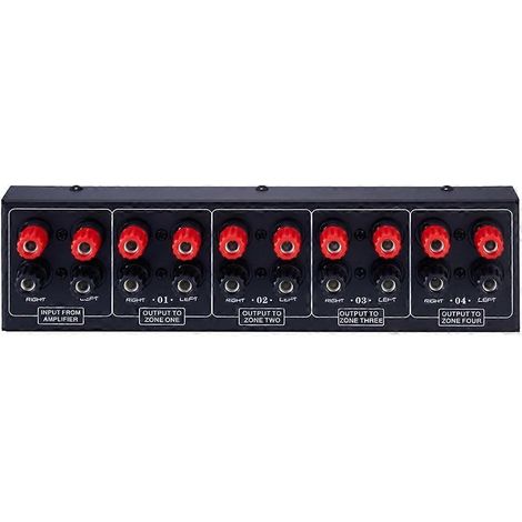 Panneau de distribution de signal source 1X4, entrée unique, 300 W par canal