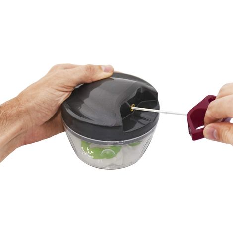 Picadora Manual Jata AC57, 400ml, Cuchillas Inox y Accesorio Batidor (1/5)