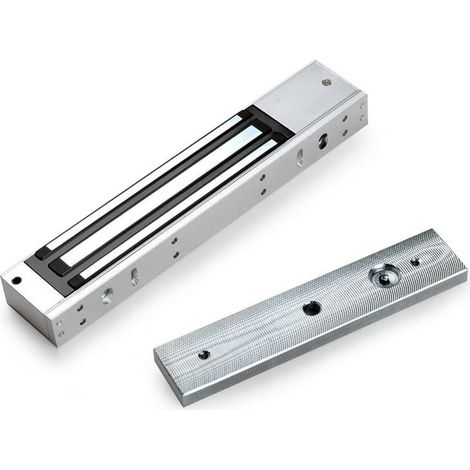 Serrure électrique magnétique 280 KG 600Lbs Electro Aimant Lock 12V, Serrure électromagnétique pour système de contrôle d'accès Verrouillage de Porte magnétique NC Fail-Safe Mode Surface Peinte