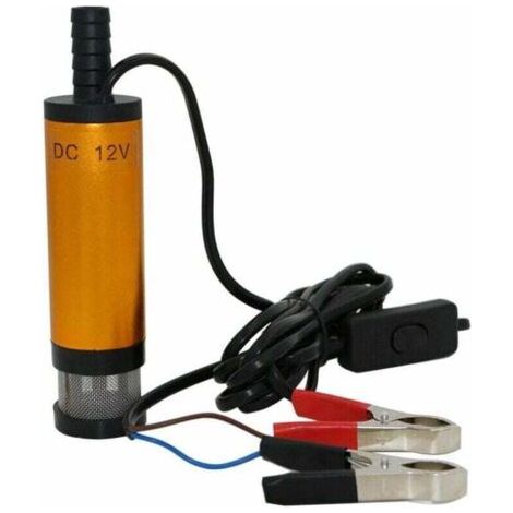 Tauchpumpe, 12-V-Tauchpumpe zum Pumpen von Wasser und Diesel, 38-mm-Kraftstoffpumpe für Diesel, Öl und Wasser. Elektrische Tauchpumpe für Benzinmotoren (Gleichstrom), von DEBUN