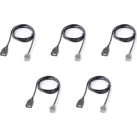 5x USB-Schnittstellenkabeladapter für Autoradios des MISTR TUCSON