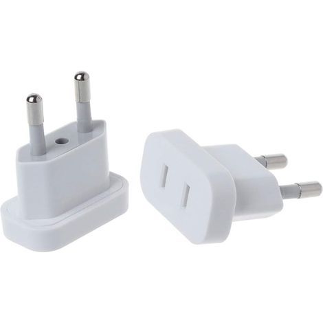 1 piece Adaptateur Secteur US Vers Europe (EU) / France (FR), Adaptateur De Voyage - Prise électrique (1/5)