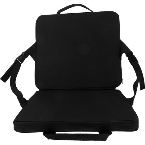 Chaise D extérieur Portable Pliante 1 Pièce Alliage Noir (1/4)
