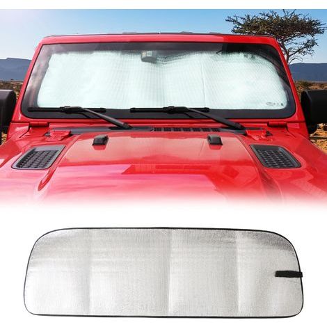 Sonnenschutz für Jeep JLU, 4xe und Gladiator JT (2018–2023) – UV-beständig, faltbar und reflektierend (1/3)
